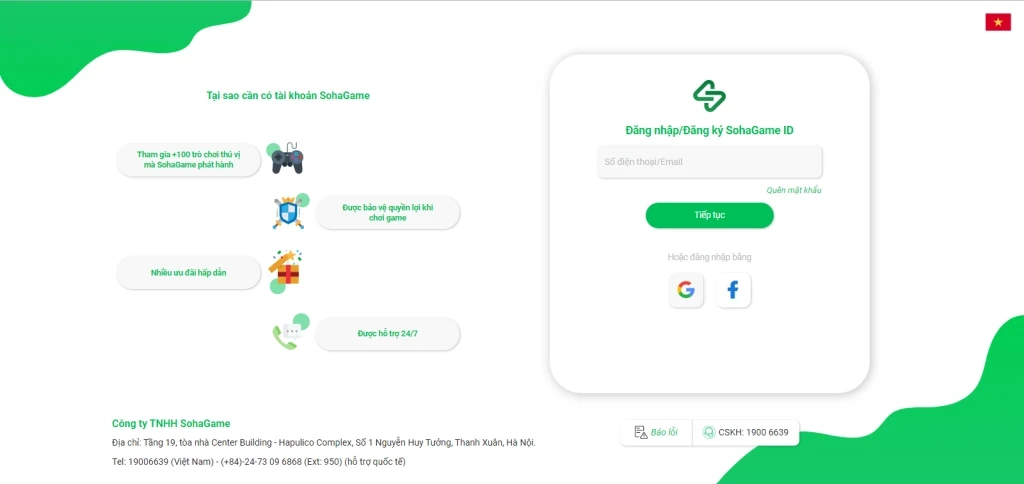 Truy cập và đăng nhập vào trang nhập giftcode