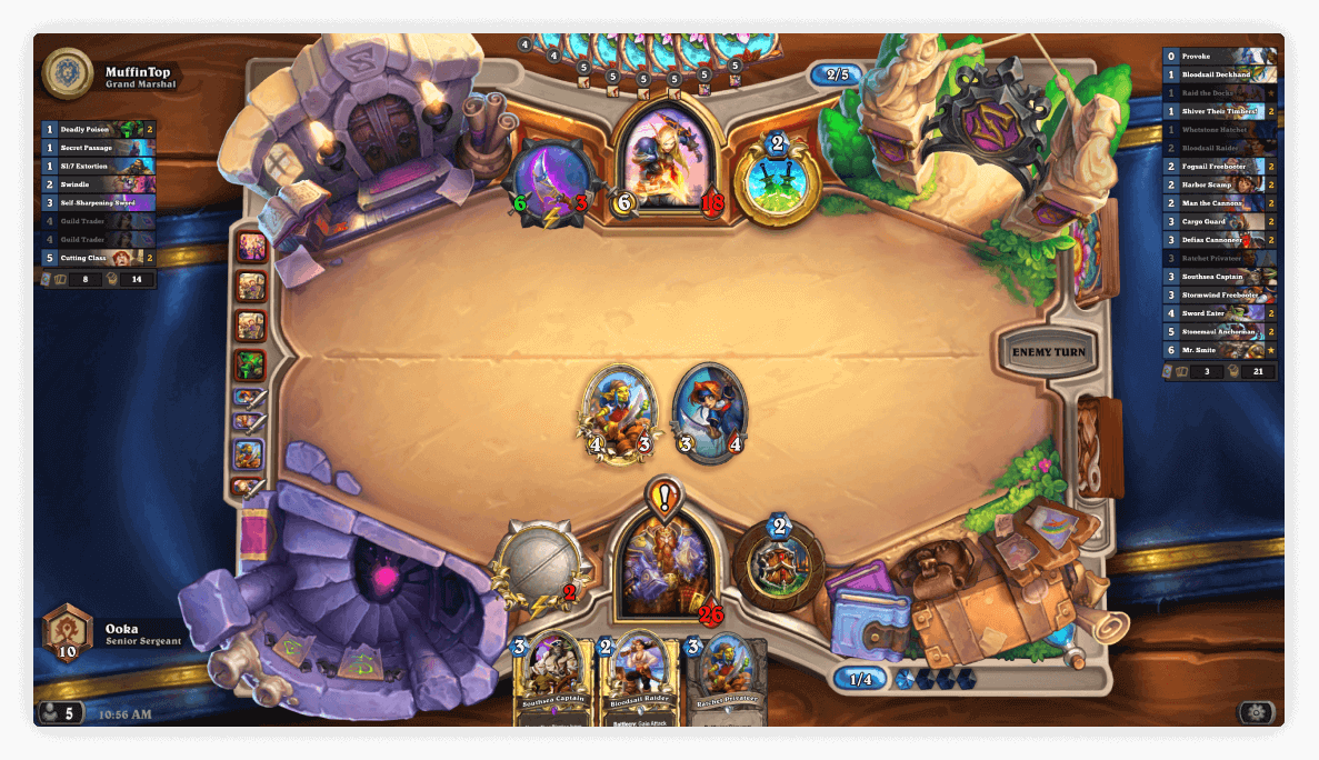 Đồ họa của Hearthstone được thiết kế theo phong cách hoạt hình 3D sống động