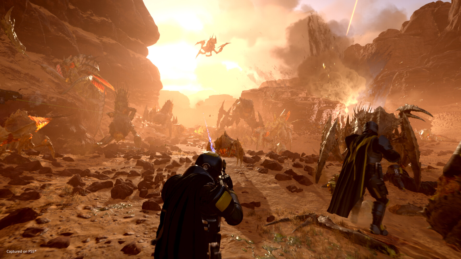 Lối chơi bắn súng của Helldivers 2 mang lại cảm giác chân thực