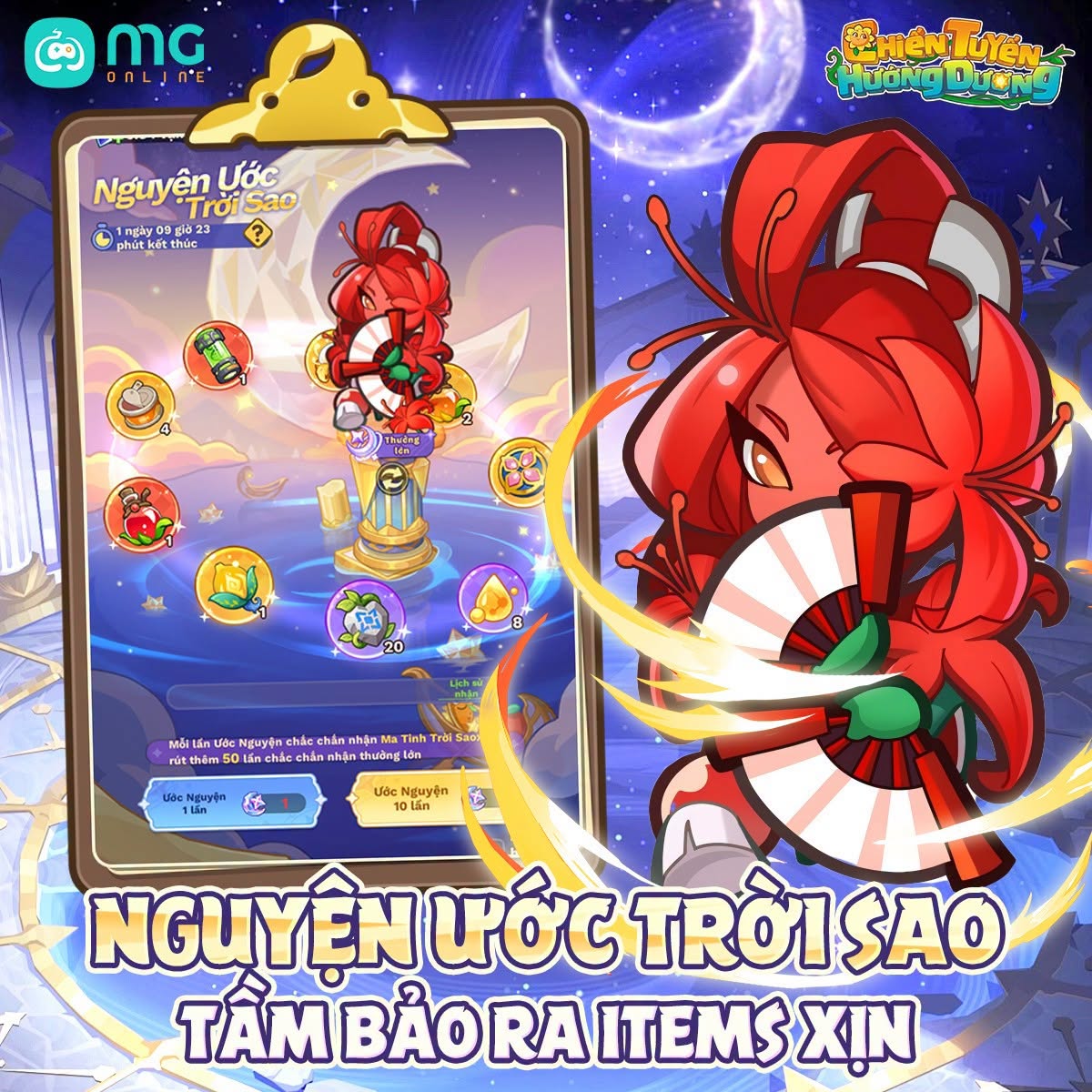 Sự kiện Nguyện Ước Trời Sao của tựa game Chiến Tuyến Hướng Dương