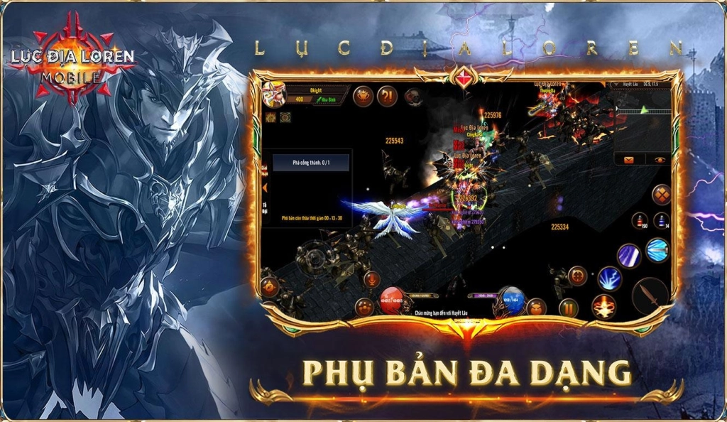 Hình ảnh giao tranh trong game Lục Địa LORENCIA ADNX