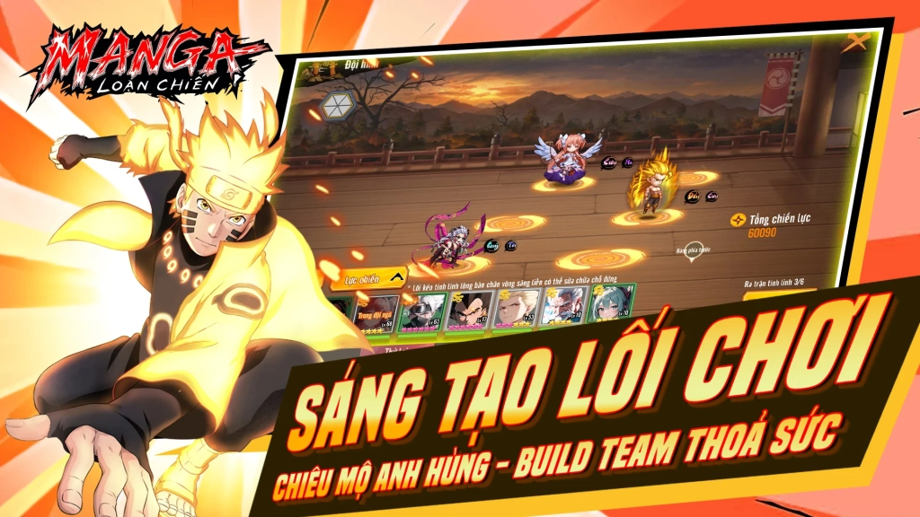 Hình ảnh trong tựa game Manga Loạn Chiến