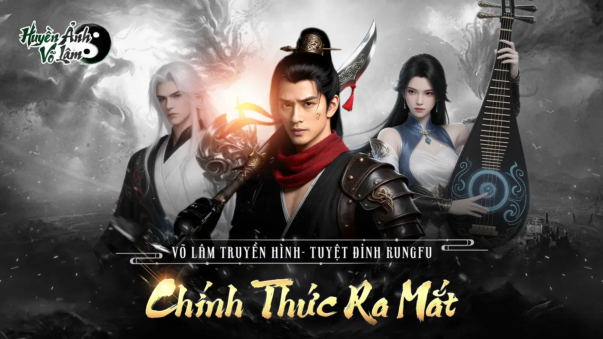 Hình ảnh game có code Huyễn Ảnh Võ Lâm với các nhân vật chính