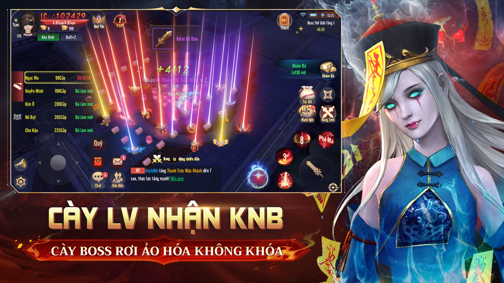 Nhập các mã code của game sẽ giúp game thủ có lợi thế hơn trong quá trình cày cuốc