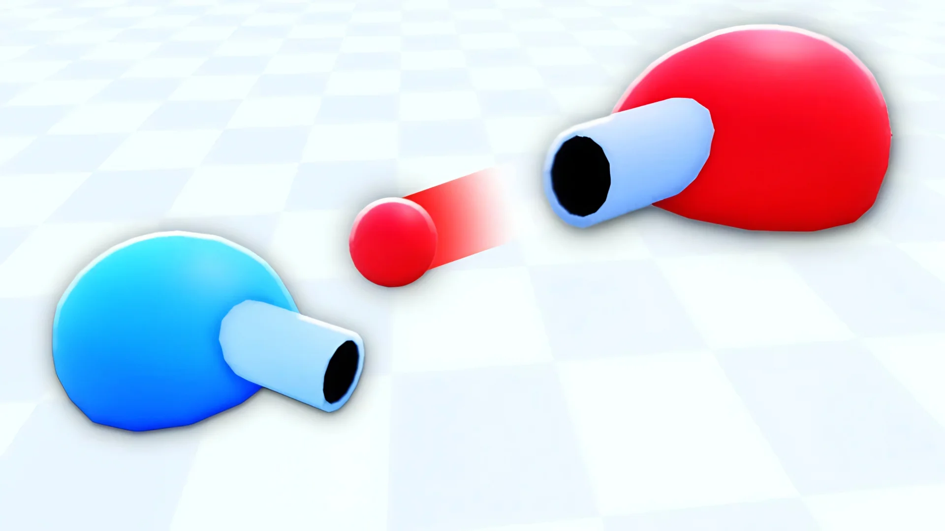 Hai xe tank đối đầu nhau trong game Tank Game Roblox