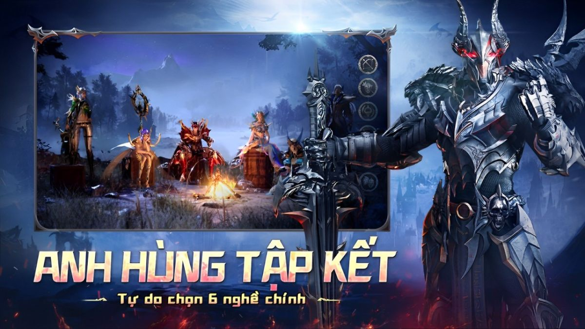 Lục Địa Thần Hỏa là sự kết hợp giữa đồ họa, lối chơi và hệ thống tính năng chuyên sâu
