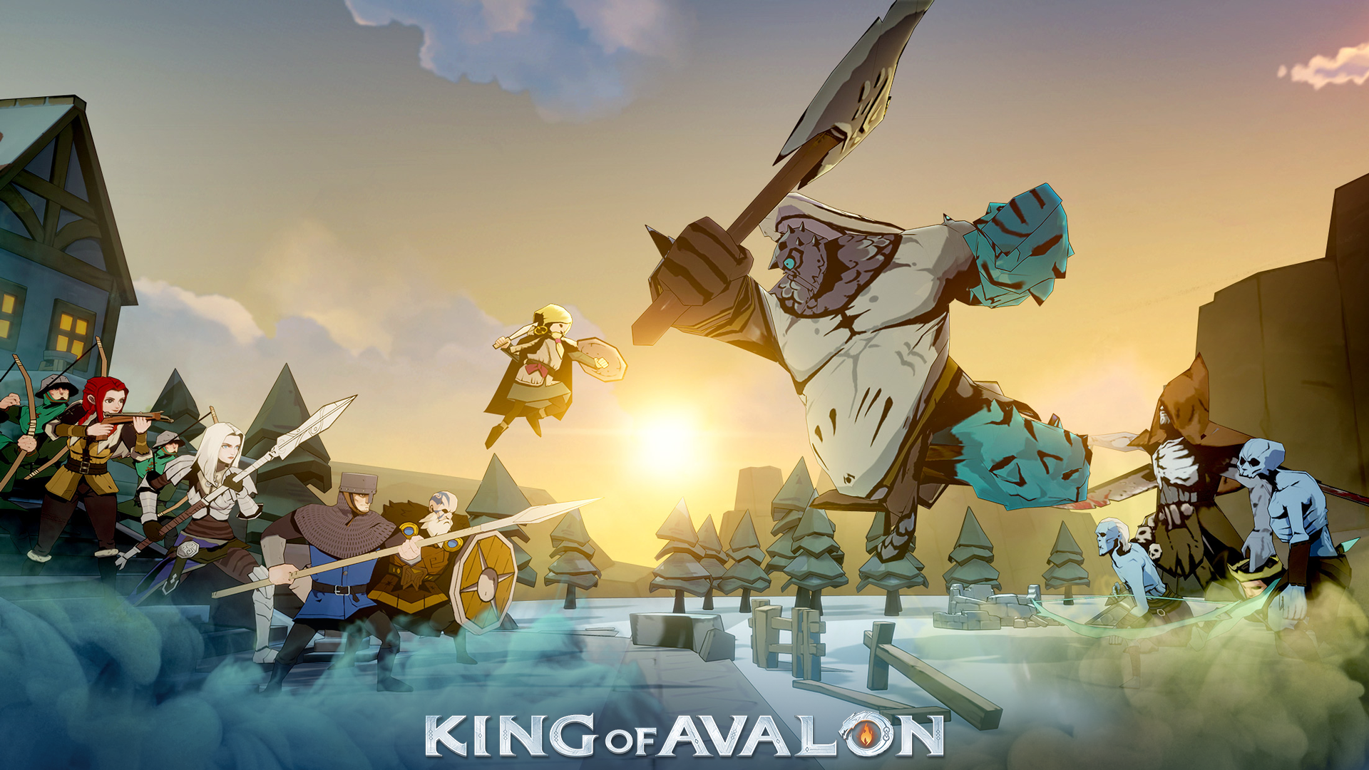 King of Avalon nổi bật với lối chơi chiến thuật sâu sắc, xây dựng vương quốc và phối hợp liên minh cùng rồng chiến trong các trận PvP kịch tính