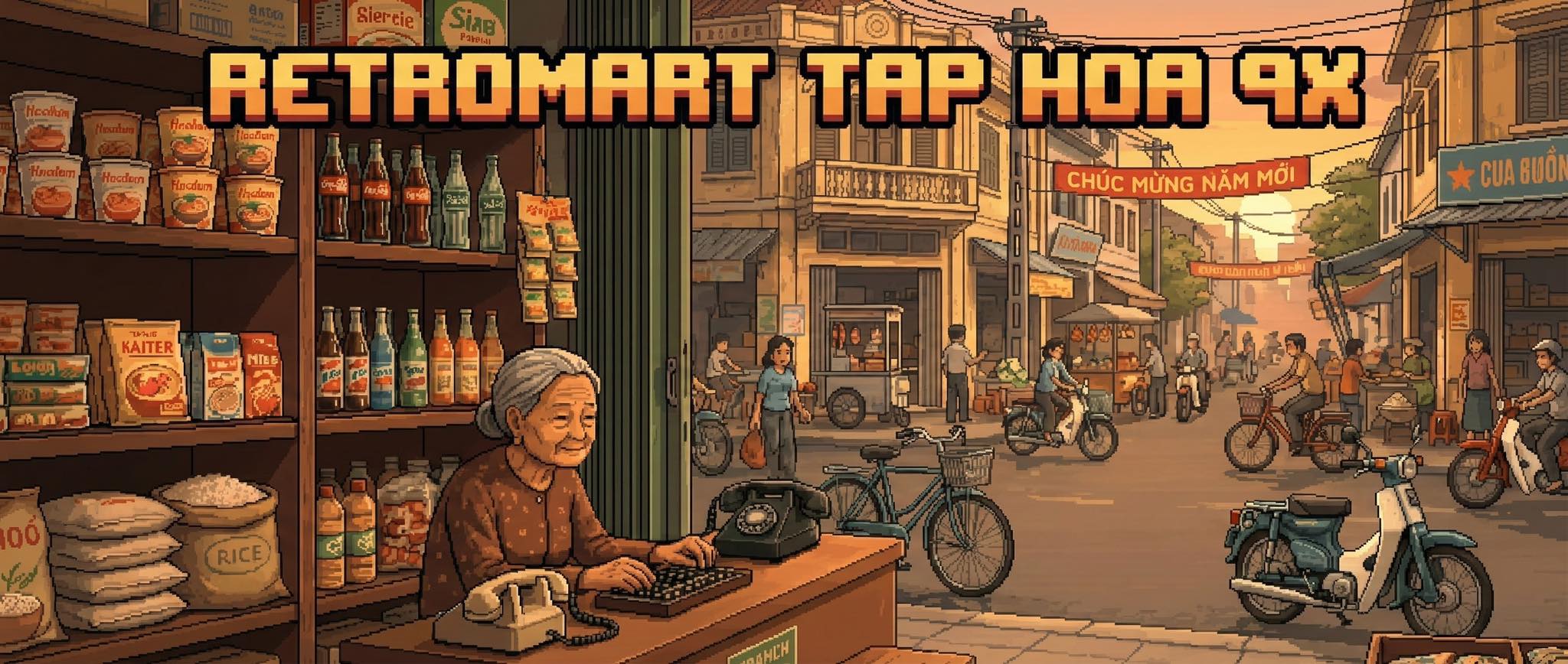 Tựa game Tiệm Tạp Hóa 9x Retro Mart
