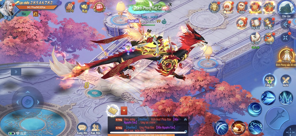 Game Nghịch Thiên Kiếm Thế do VTC Mobile phát hành tại Việt Nam