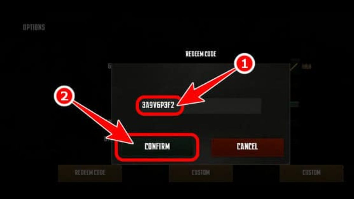 Nhập code Endless Nightmare 5 sau đó nhấn Confirm