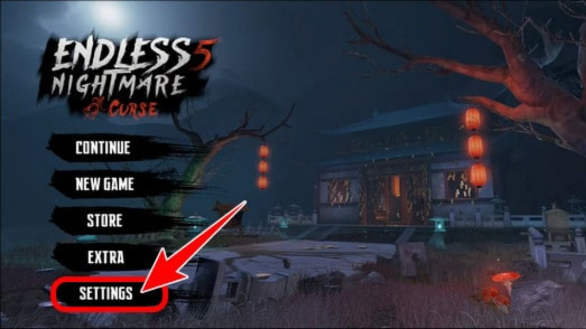 Vào game và nhấn vào biểu tượng Settings
