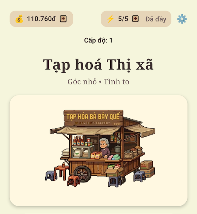 Người chơi quản lý cửa hàng lấy bối cảnh đậm chất hoài cổ những năm 90