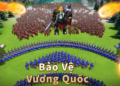 Người chơi bảo vệ vương quốc của mình trong Lords Mobile