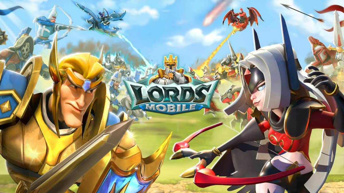 Dàn anh hùng đa dạng với chiến đấu quy mô lớn trong game Lords Mobile