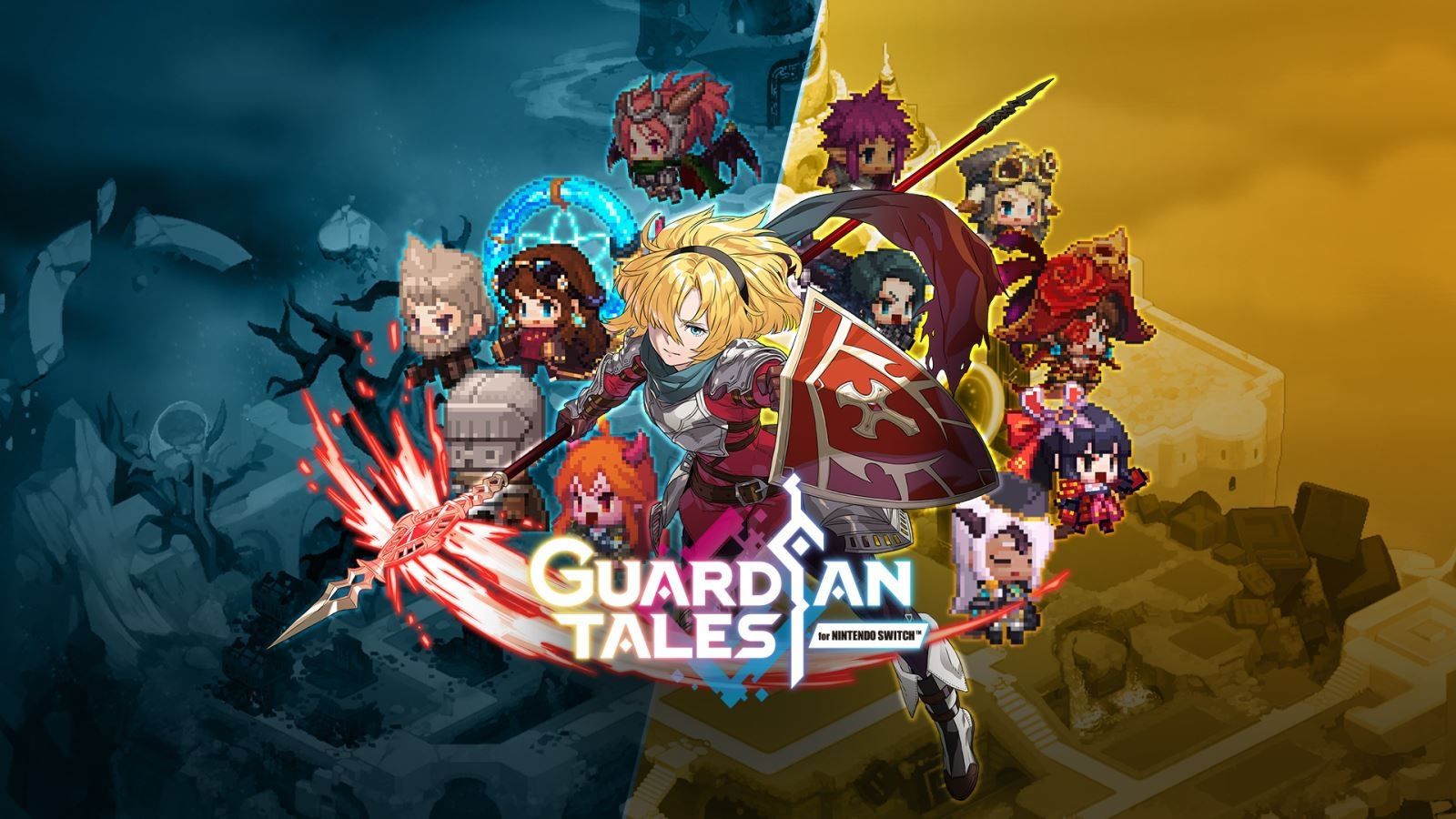 Guardian Tales là tựa game nhập vai hành động phong cách pixel