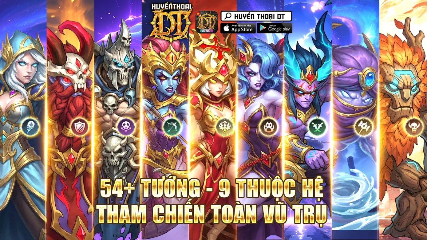 Huyền Thoại Dota là tựa game chiến thuật theo lượt trên mobile