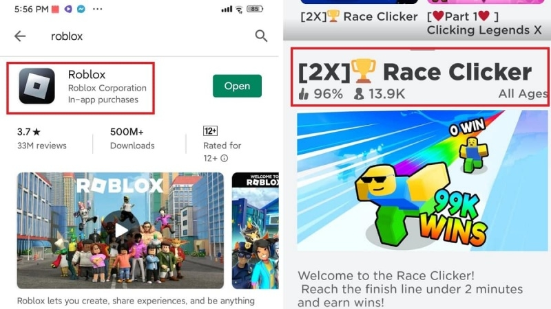Nhấn Install để tải game và mở game