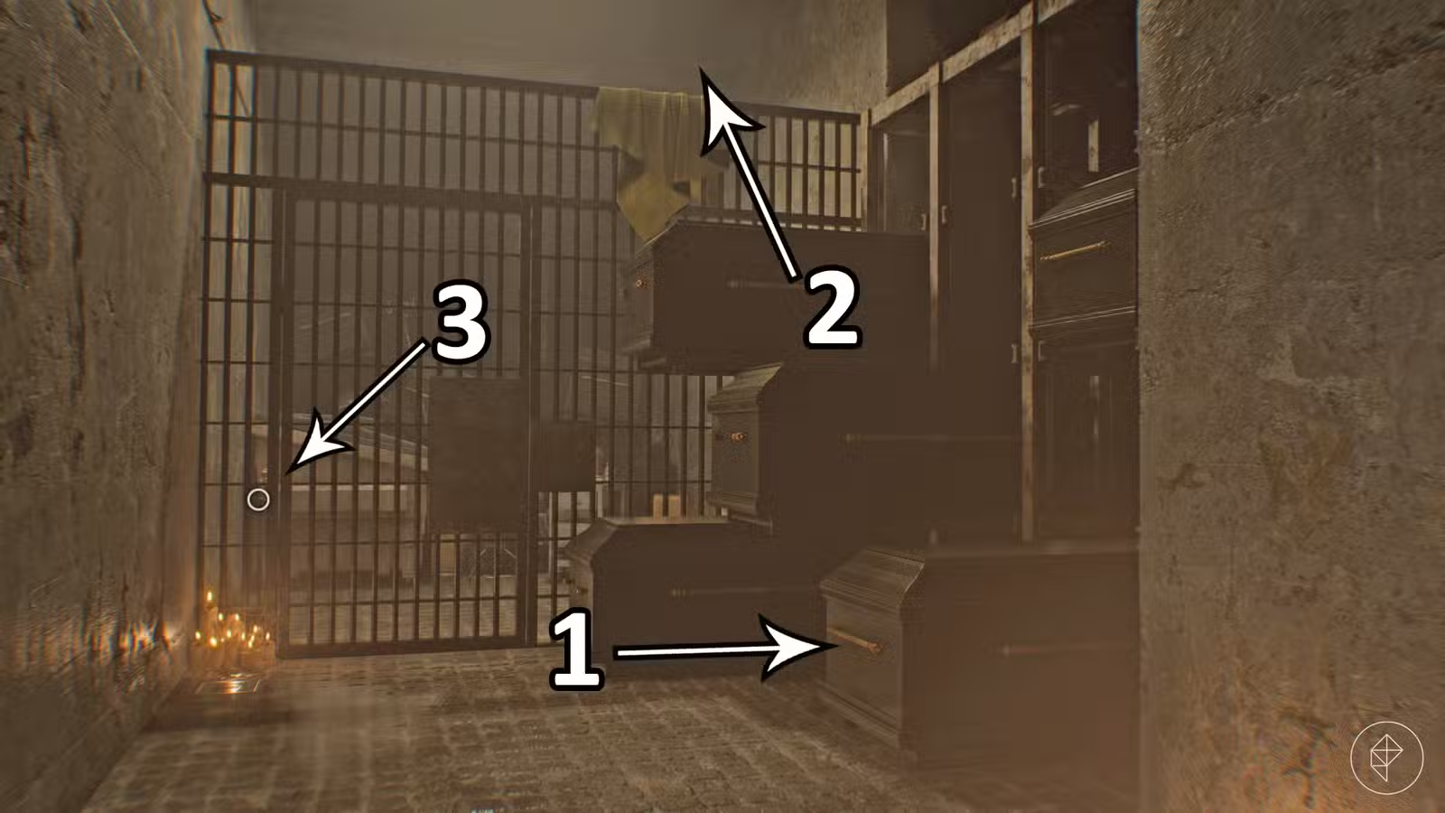 Bắt đầu với việc mở quan tài (Ảnh: Capcom via Polygon)