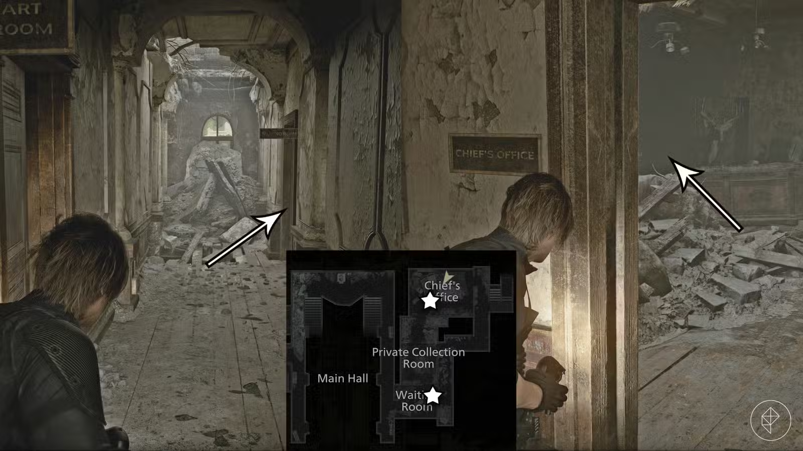 Đi theo đường phía nam để thoát (Ảnh: Capcom via Polygon)