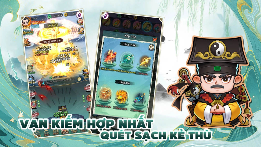 Hệ thống nhân vật trong game được xây dựng chuyên sâu