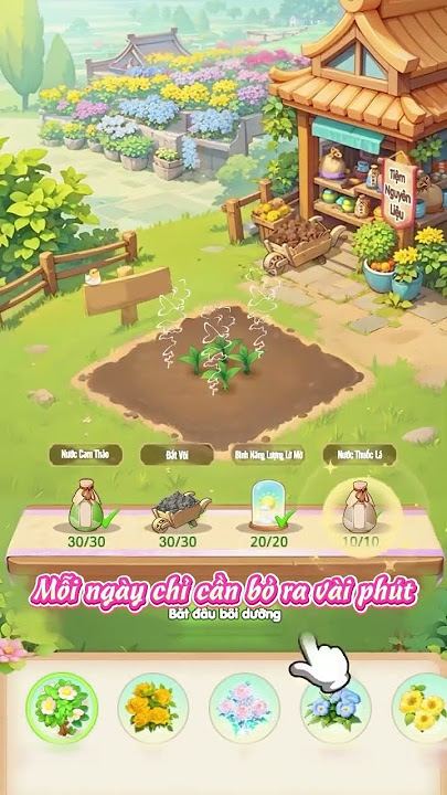 Nhập Giftcode để việc bồi dưỡng hoa trở nên đơn giản hơn