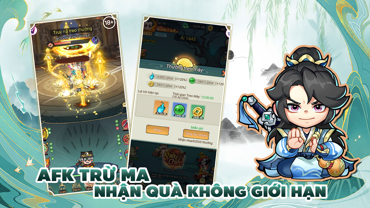 Phi Kiếm Tu Tiên sở hữu nền đồ họa 3D phong cách tiên hiệp