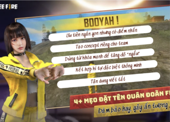 Các mẹo giúp đặt tên quân đoàn Free Fire cực chất và độc đáo