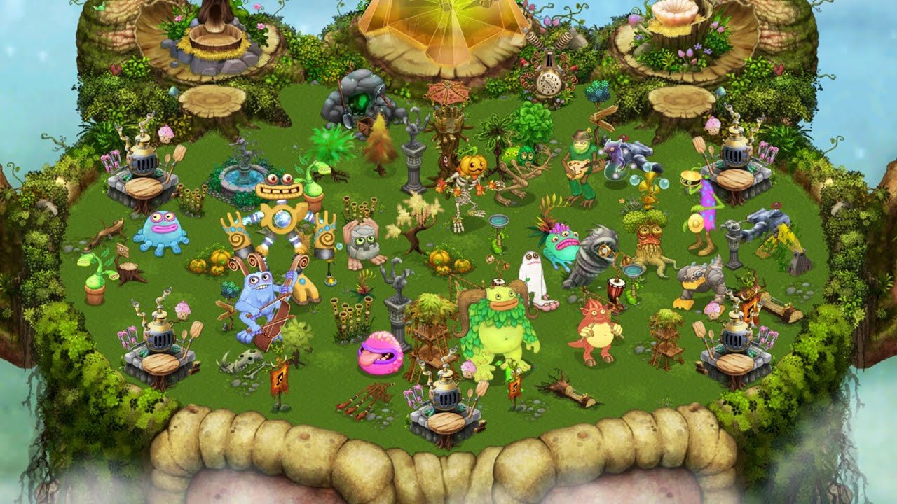 Hình ảnh giao diện trong tựa game My Singing Monsters