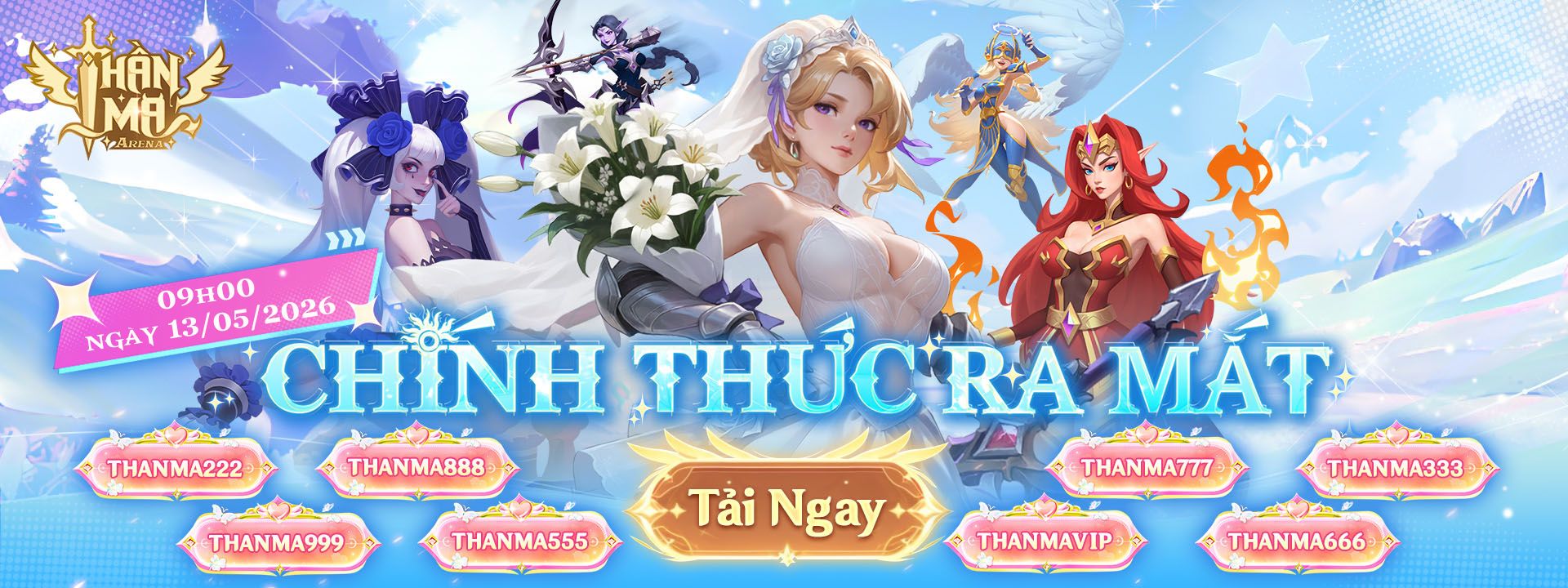 Danh sách code Thần Ma Arena