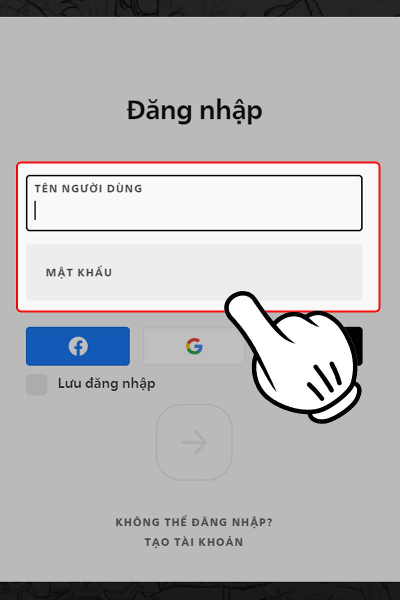Hãy đăng nhập vào tài khoản game Valorant của bạn