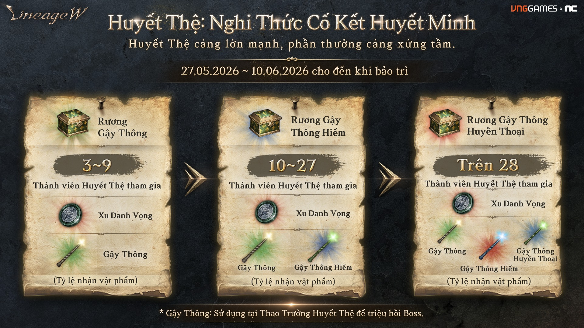 Hình ảnh huyết thệ trong game Lineage W