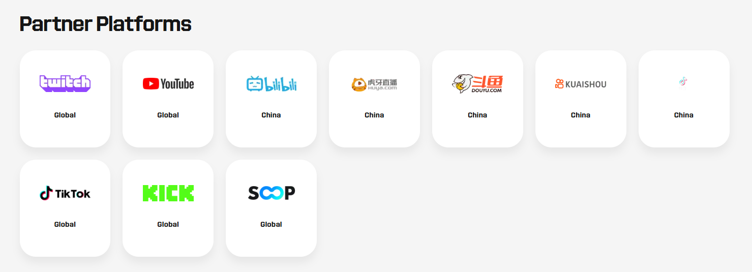 Các nền tảng được hỗ trợ tại Chương trình Nhà sáng tạo 2026 (Creator Program)