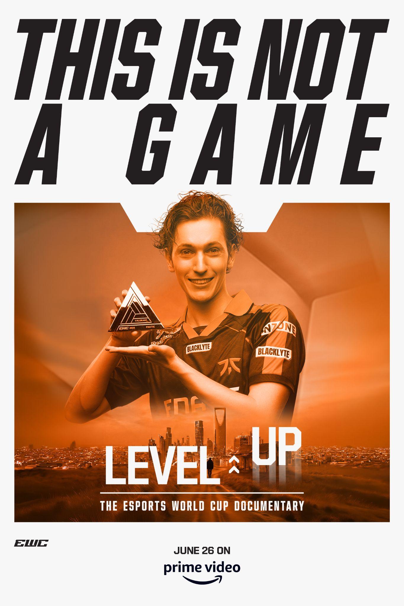 Phía sau ánh hào quang EWC: Ai sẽ là nhân vật chính trong siêu phẩm Level Up mùa 2? 2 Hình ảnh Boaster (Fnatic - VALORANT) xuất hiện rạng rỡ trong poster