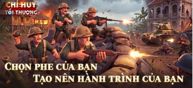 Chỉ Huy Tối Thượng GAMOTA - Đỉnh cao game chiến thuật xây dựng căn cứ 3 Với chế độ PvP bạn có thể chiến đấu để thể hiện tư duy chiến thuật cùng các người chơi khác.