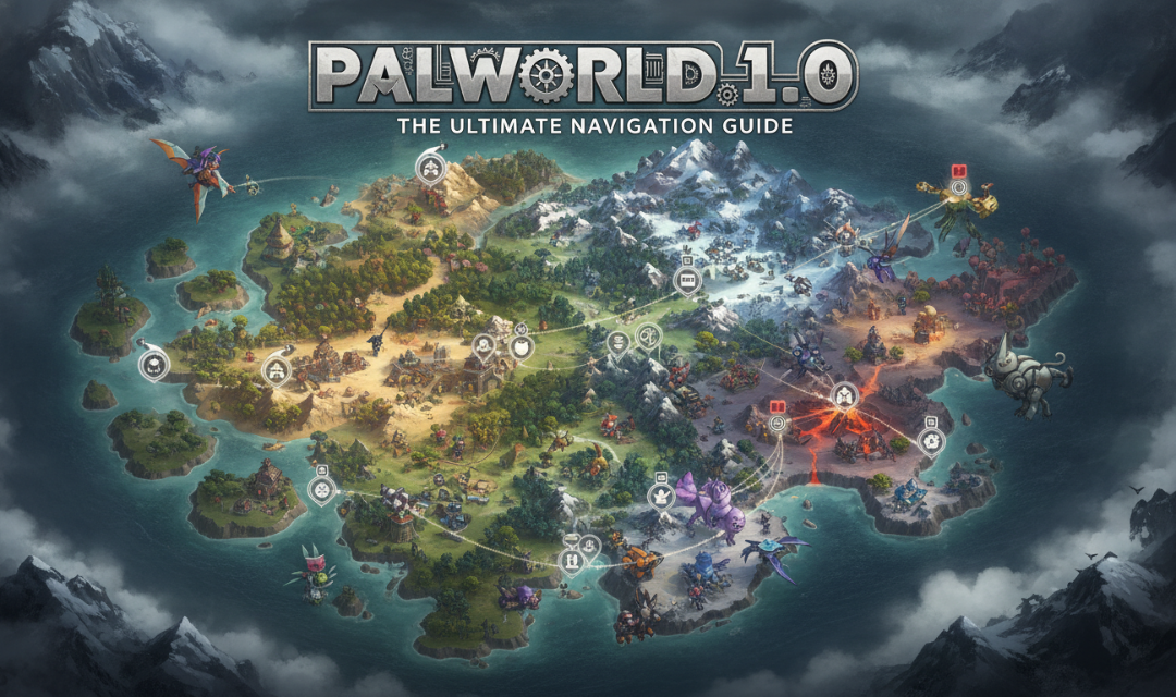 Palworld Interactive Map: Find Locations and Resources Easily